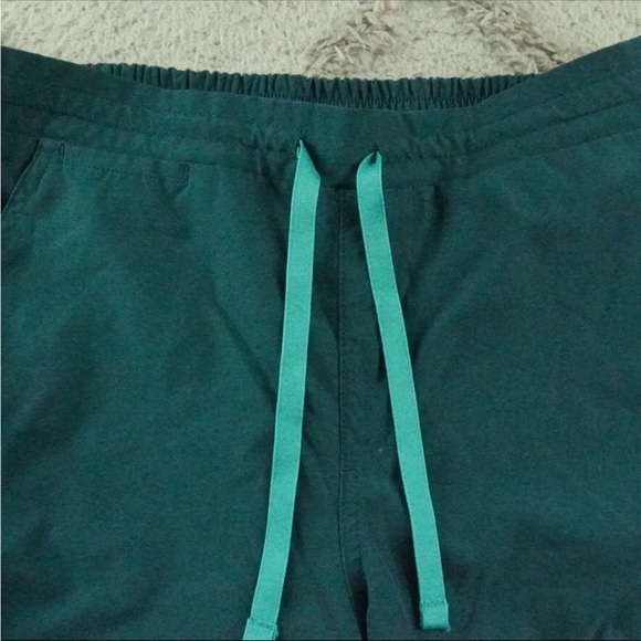 Figs Srub Pants Womens Petite Medium Green Slim Straight Fit Medical Wear - Picture 3 of 11